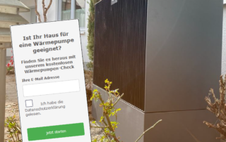 Wärmepumpe von Viessmann steht vor einem Einfamilienhaus, installiert von der Firma Andreas Lantz.