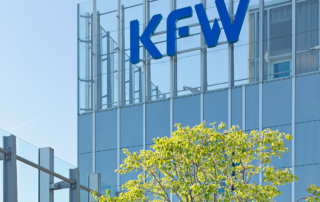 Das gebäude der KfW