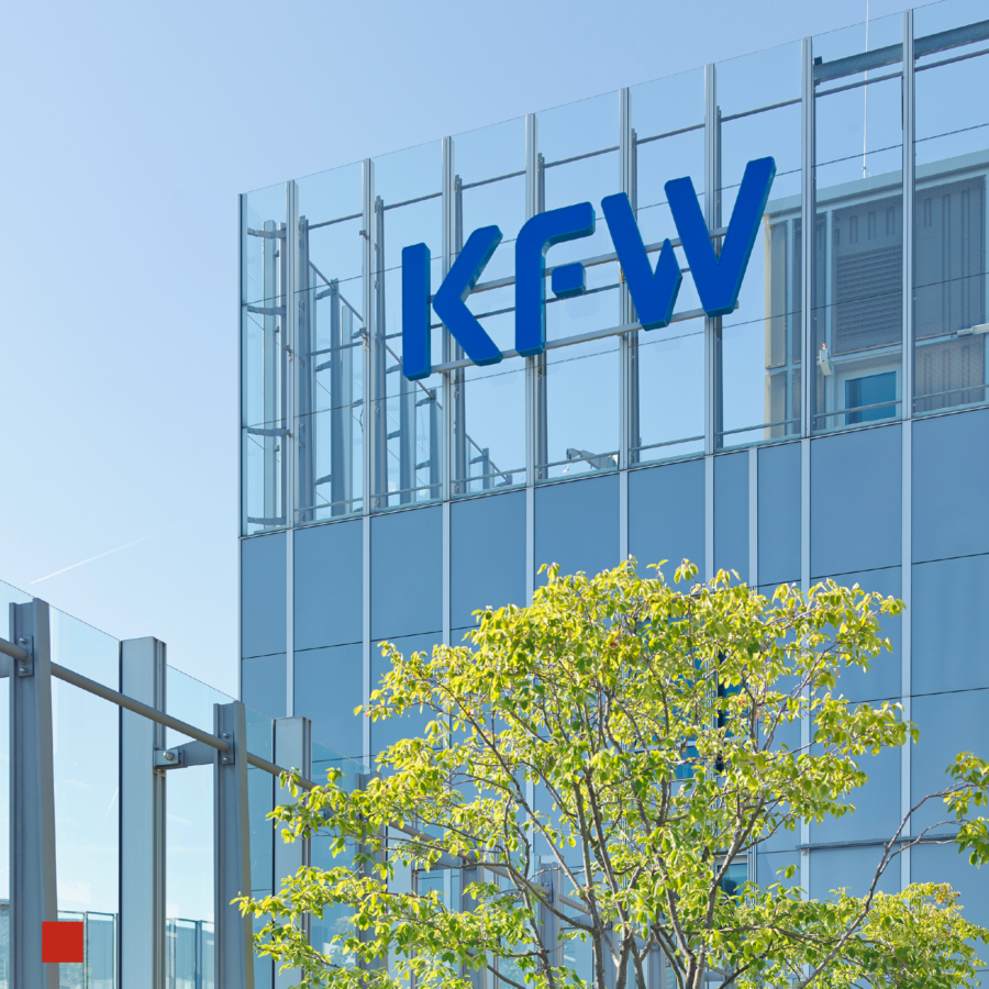Das gebäude der KfW