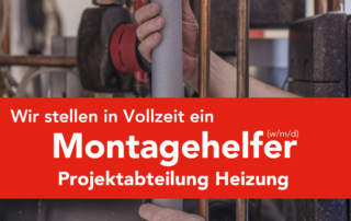 Stellenanzeige der Firma Andreas Lantz für die Suche eines Montagehelfers.