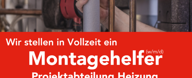 Stellenanzeige der Firma Andreas Lantz für die Suche eines Montagehelfers.