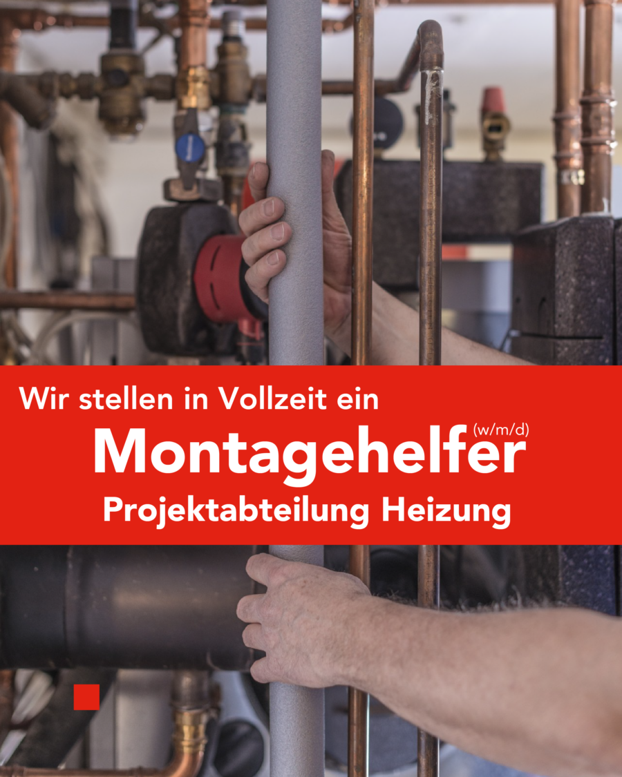 Stellenanzeige der Firma Andreas Lantz für die Suche eines Montagehelfers.