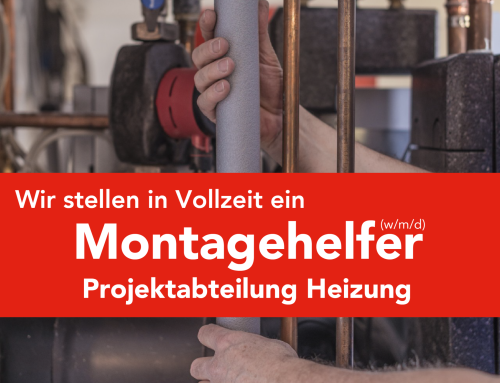 Montagehelfer gesucht!
