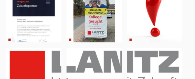 Screenshot des Instagram-Profil der Firma Andreas Lantz.