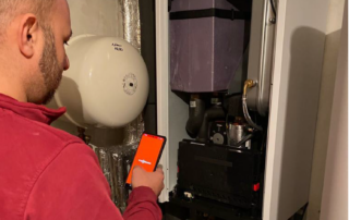 Die Inbetriebnahme dieser Wärmepumpe funktioniert über die Viessmann-App.